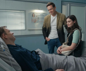 Barwy szczęścia odc. 3316. Błażej Modrzycki (Piotr Ligienza), Łukasz (Michał Rolnicki), Weronika (Maria Świłpa)