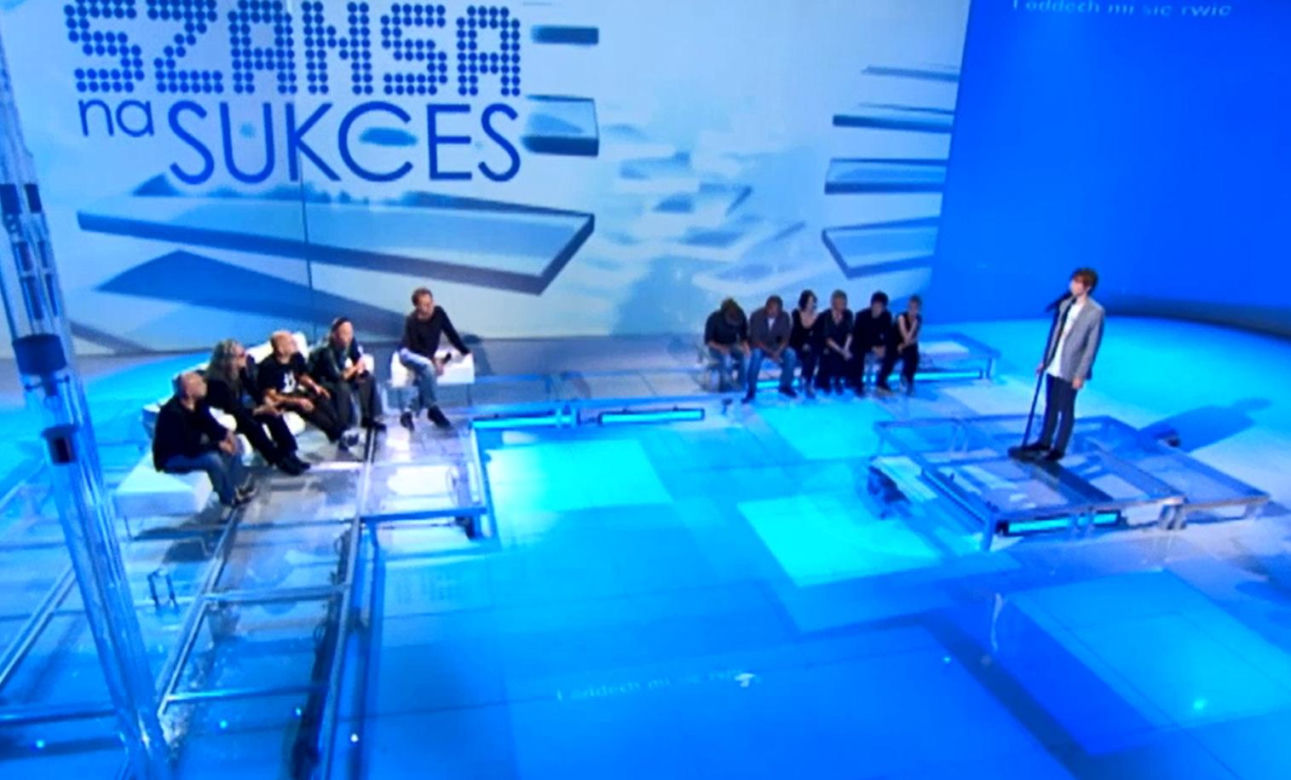 Ralph Kaminski w "Szansie na Sukces" w 2009 r.