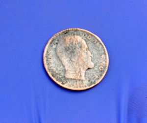 DUŃSKA MONETA Z 1854 ROKU