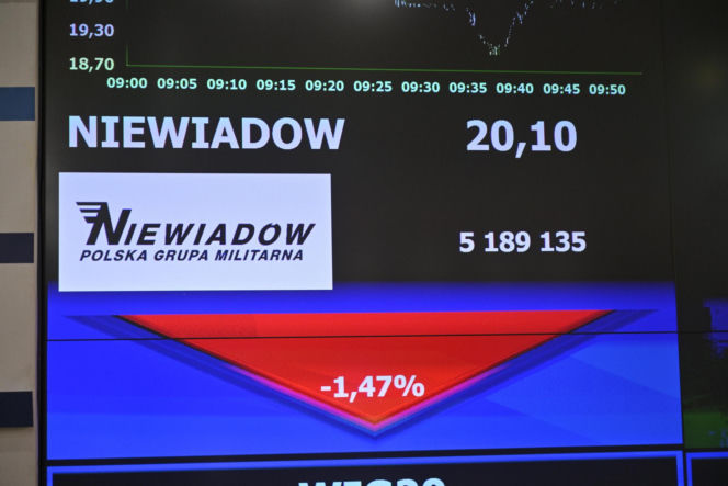 Historyczny debiut na GPW. Niewiadów Polska Grupa Militarna wchodzi na rynek główny