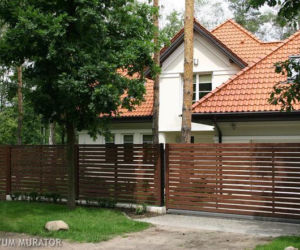 Płot ogrodowy