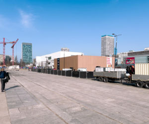 Unboxing Amazon - reklamowy pawilon na Placu Centralnym w Warszawie