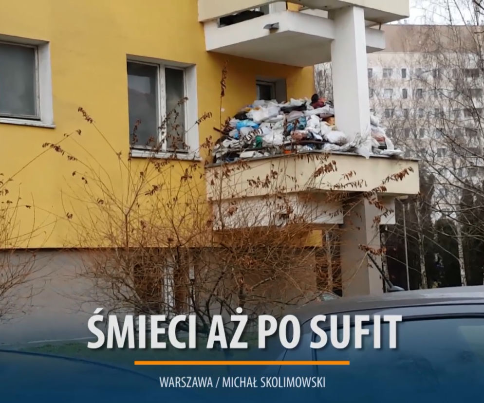 Śmieci powodują, że śmierdzi także na klatce