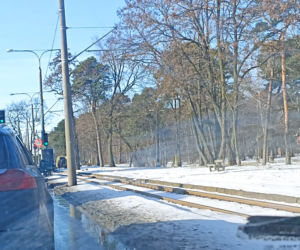 Bydgoszcz. Wypadek na ul. Nakielskiej. Tramwaj potrącił mężczyznę