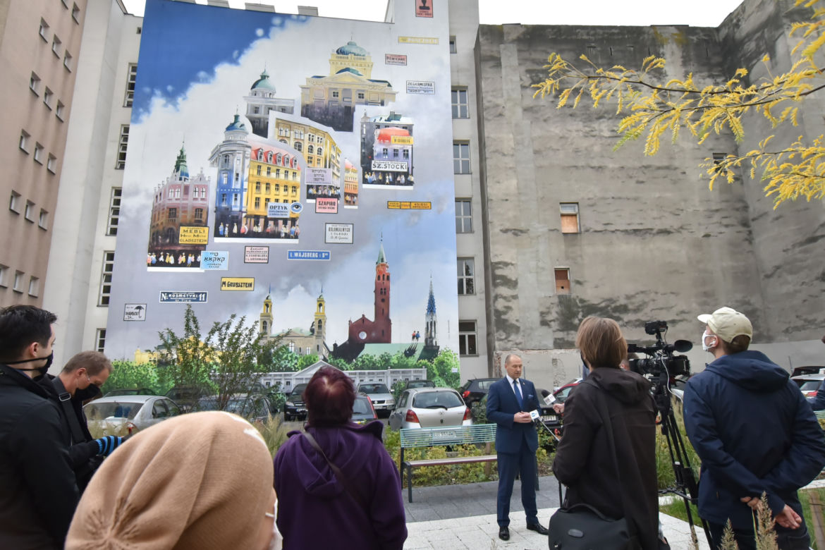 Nowy mural w Śródmieściu