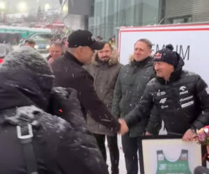 Karol Nawrocki na PŚ w Zakopanem