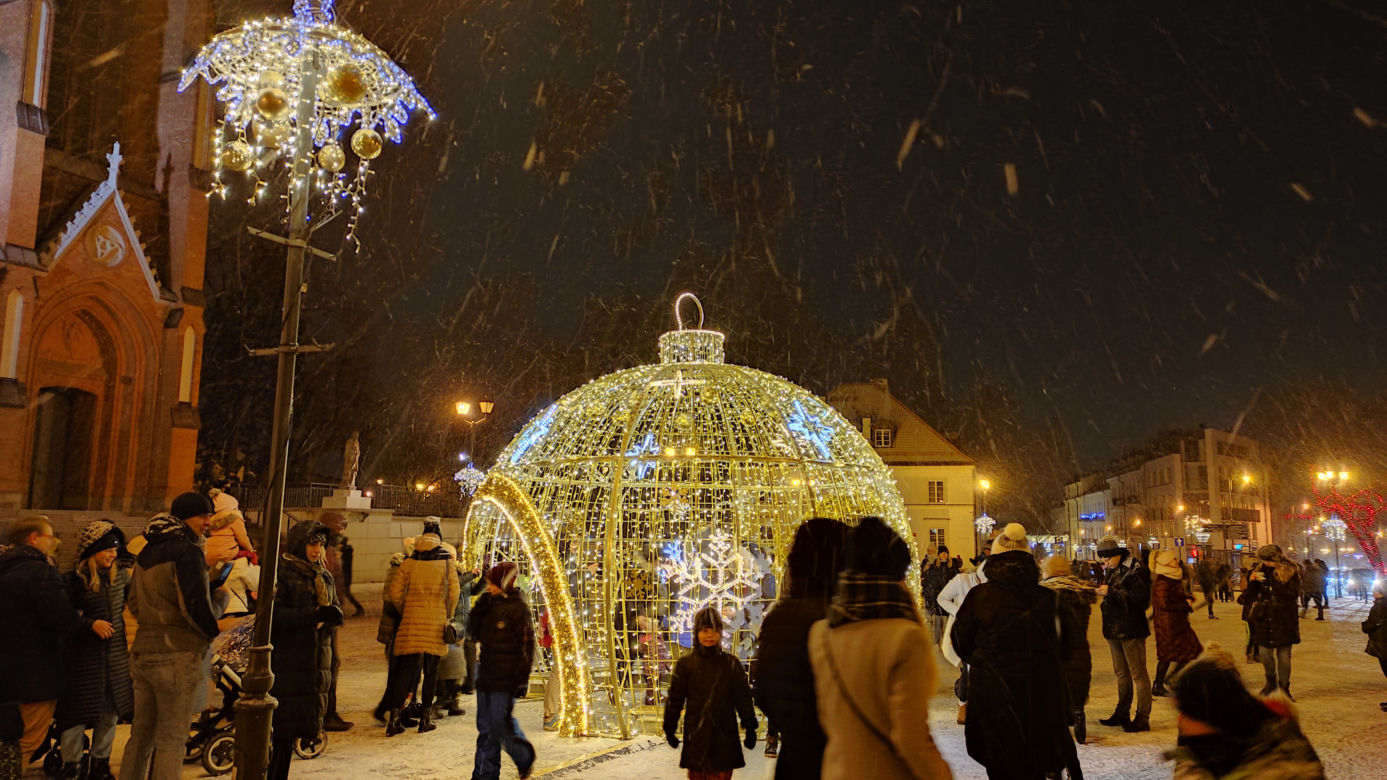 Boże Narodzenie 2021: Świąteczne iluminacje w Białymstoku