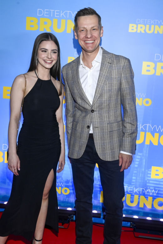 Detektyw Bruno. Karina Woźniak (Basia Rogowska z M jak miłość), Marcin Mroczek (Piotrek Zduński w M jak miłość)