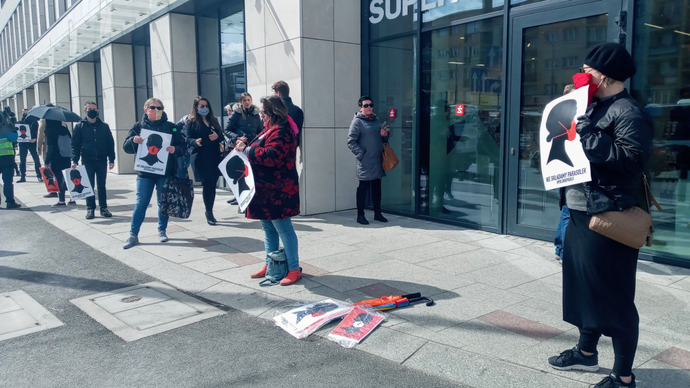 Czarny protest w Szczecinie