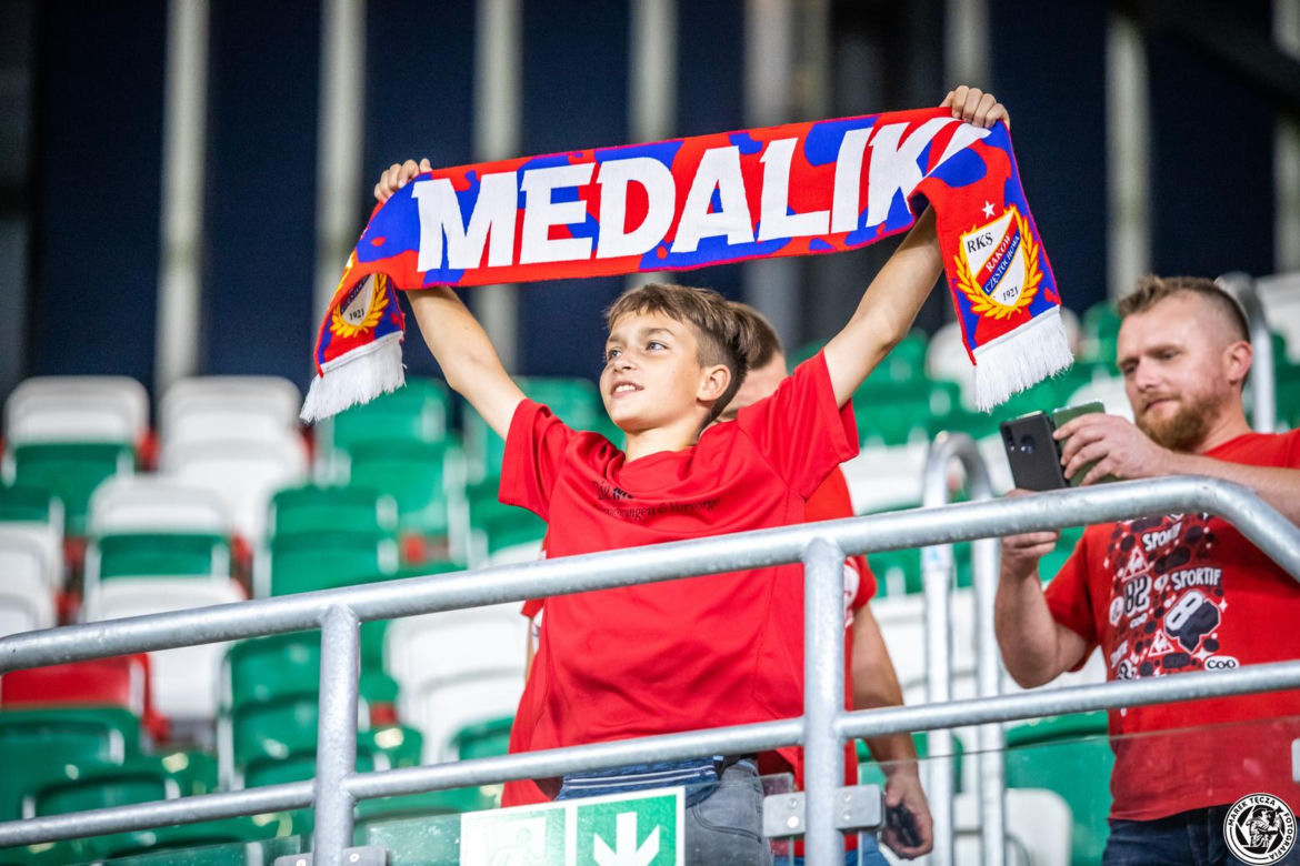 Raków Częstochowa - FC Kopenhaga Zdjęcia kibiców