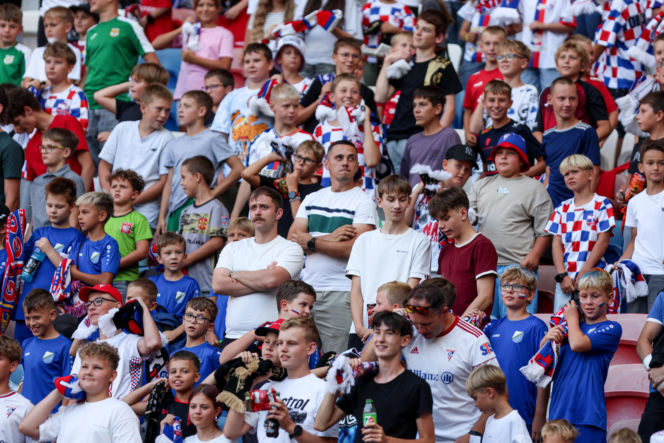 Górnik Zabrze - Ferencvaros: Zdjęcia kibiców z meczu 3. rundy eliminacji Ligi Europy