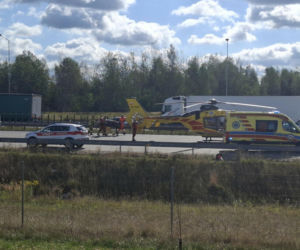 Tragedia na A1 pod Częstochową. Ciężarówka wjechała w służby. Są ofiary