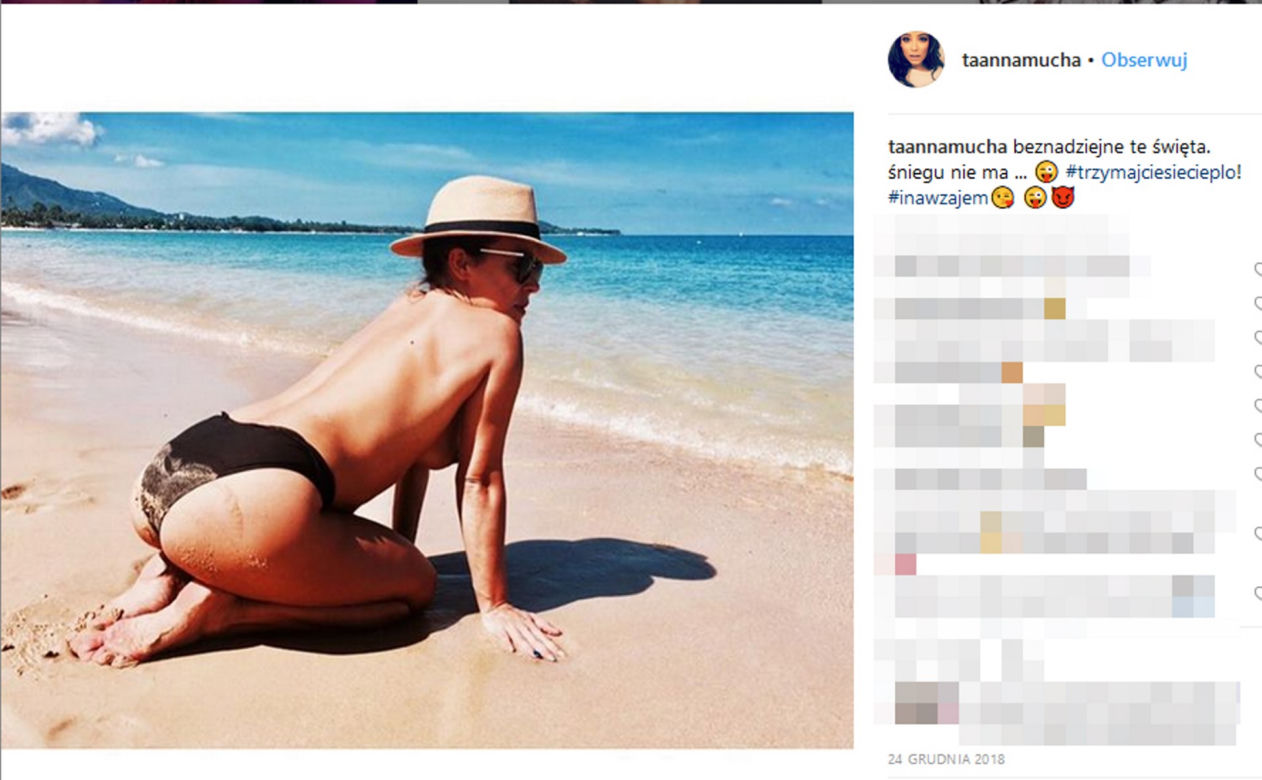 Anna Mucha została z dwójką dzieci