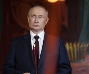 Putin świętuje Wielkanoc. Poszedł na mszę, mówił o zmartwychwstaniu