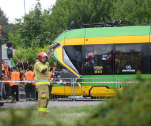 Zderzenie tramwajów w Poznaniu