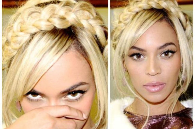 korona z warkocza, fryzura, fryzury z warkoczem, Beyonce