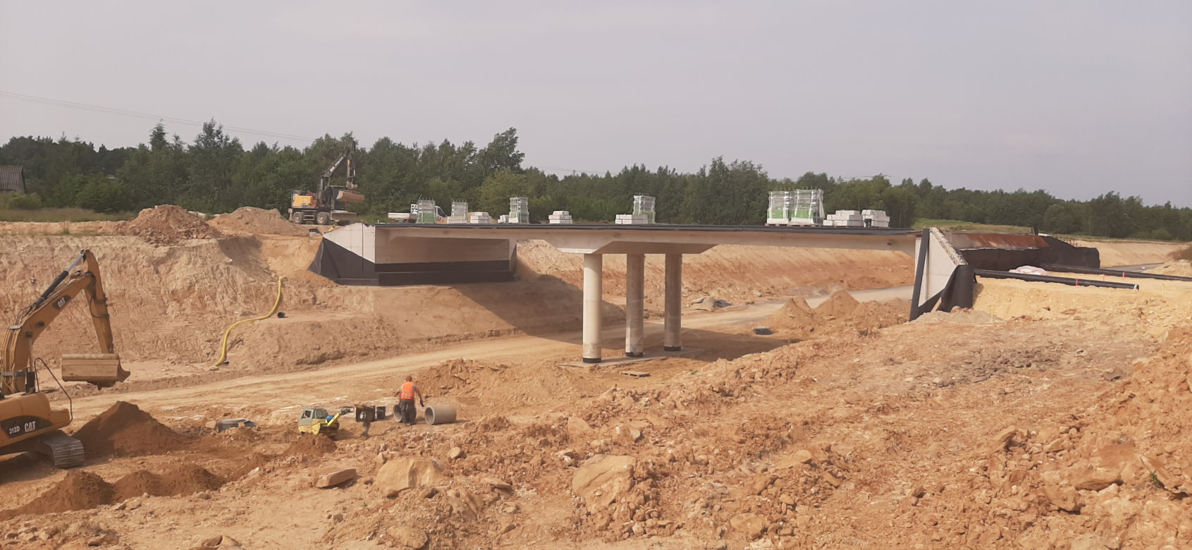 Budowa obwodnicy Wąchocka zgodnie z planem: Lipiec 2023
