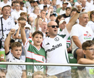 Legia Warszawa - Zagłębie Lubin: Zdjęcia kibiców