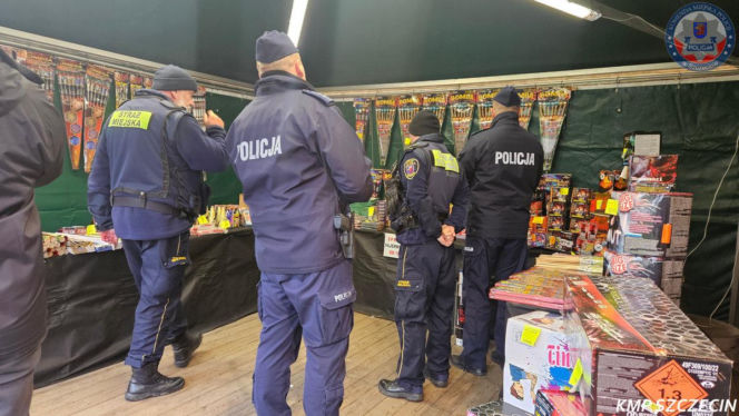 Kontrole w punktach sprzedaży fajerwerków