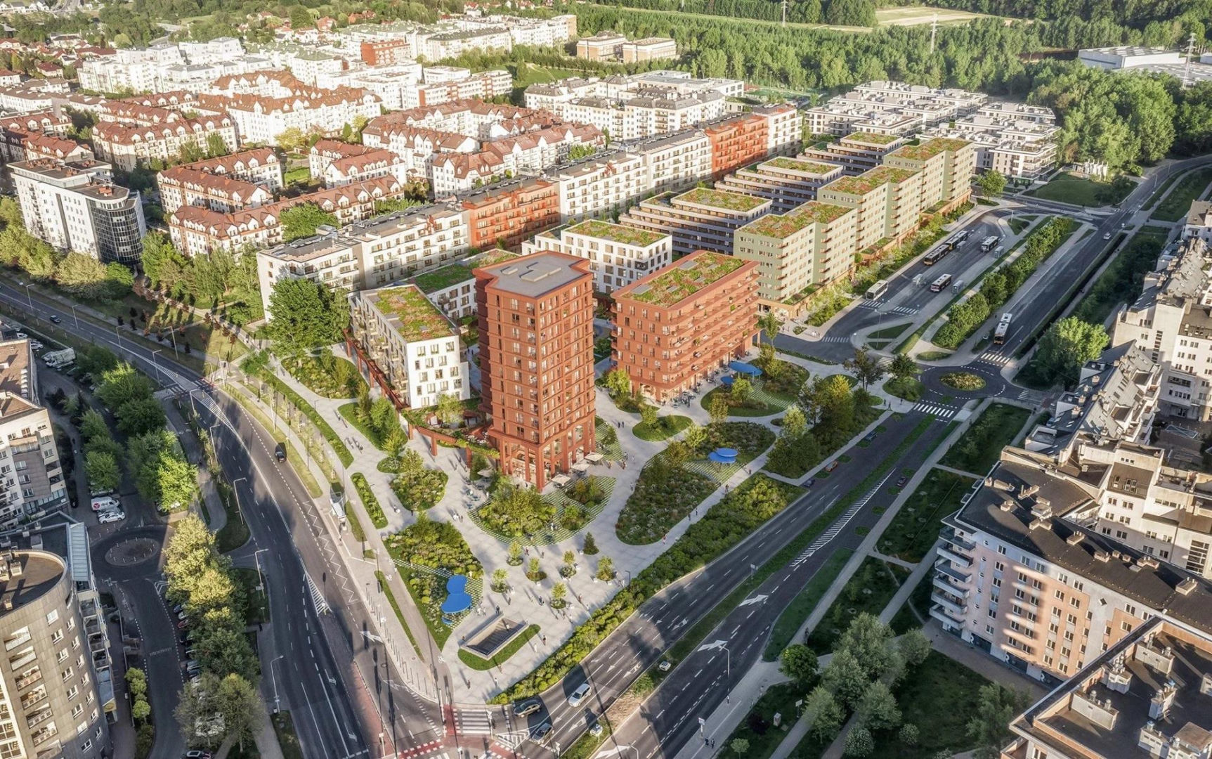 Nowa koncepcja firmy Archicom na działkę przy metrze Kabaty