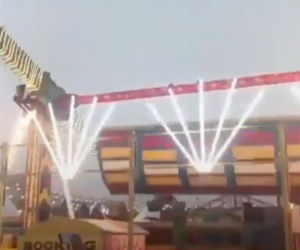 Rozpędzona karuzela z ludźmi runęła na oczach tłumu! Jedna osoba zginęła, 13 rannych