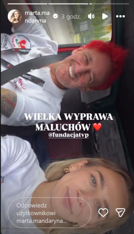 Córka Wiśniewskiego i Mandaryny ruszyła z tatą w podróż. Mieli awarię samochodu! "Wylądowaliśmy w pokrzywach"