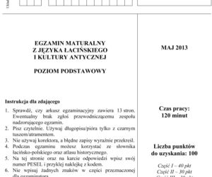 Łacina podstawowa 1