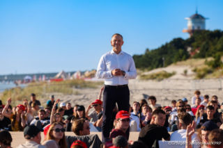 Prezydent Nawrocki z ważnym przesłaniem do młodzieży w Juracie