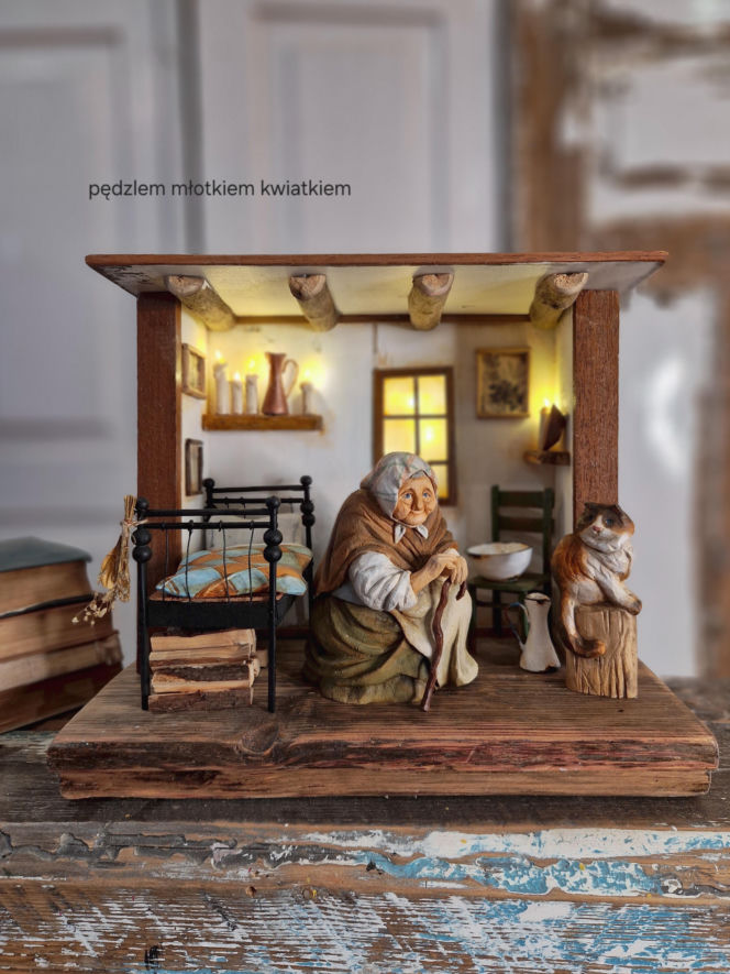 "Pędzlem, młotkiem, kwiatkiem" - bajkowe dzieła Kasi