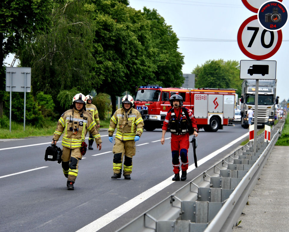 Wypadek w Jawczycach