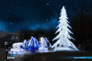 Iluminacja świąteczna w Warszawie 2015 [ZDJĘCIA, WIZUALIZACJE]