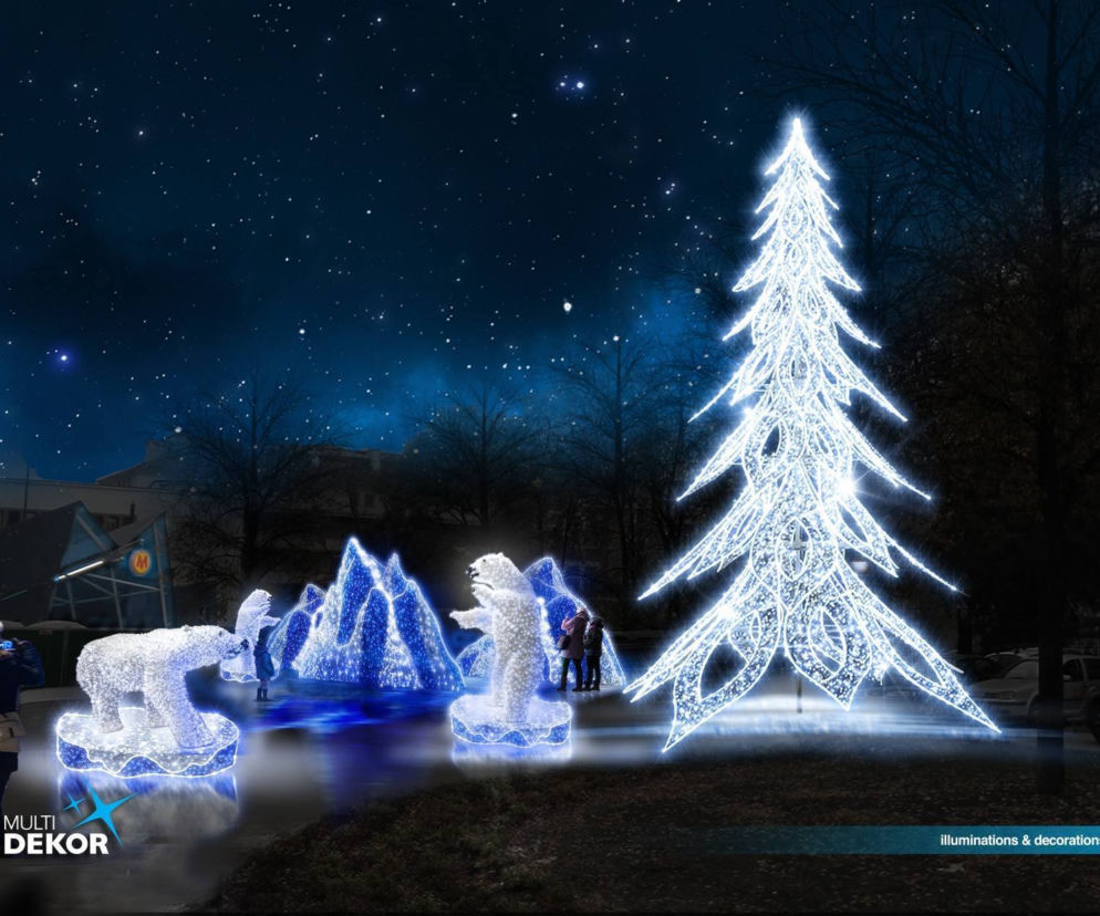 Iluminacja świąteczna w Warszawie