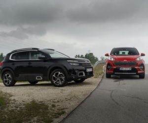 Citroen C5 Aircross 1.5 BlueHDI 130 KM EAT8 Shine vs. Kia Sportage GT Line 1.6 T-GDi 177 KM DCT7 4WD