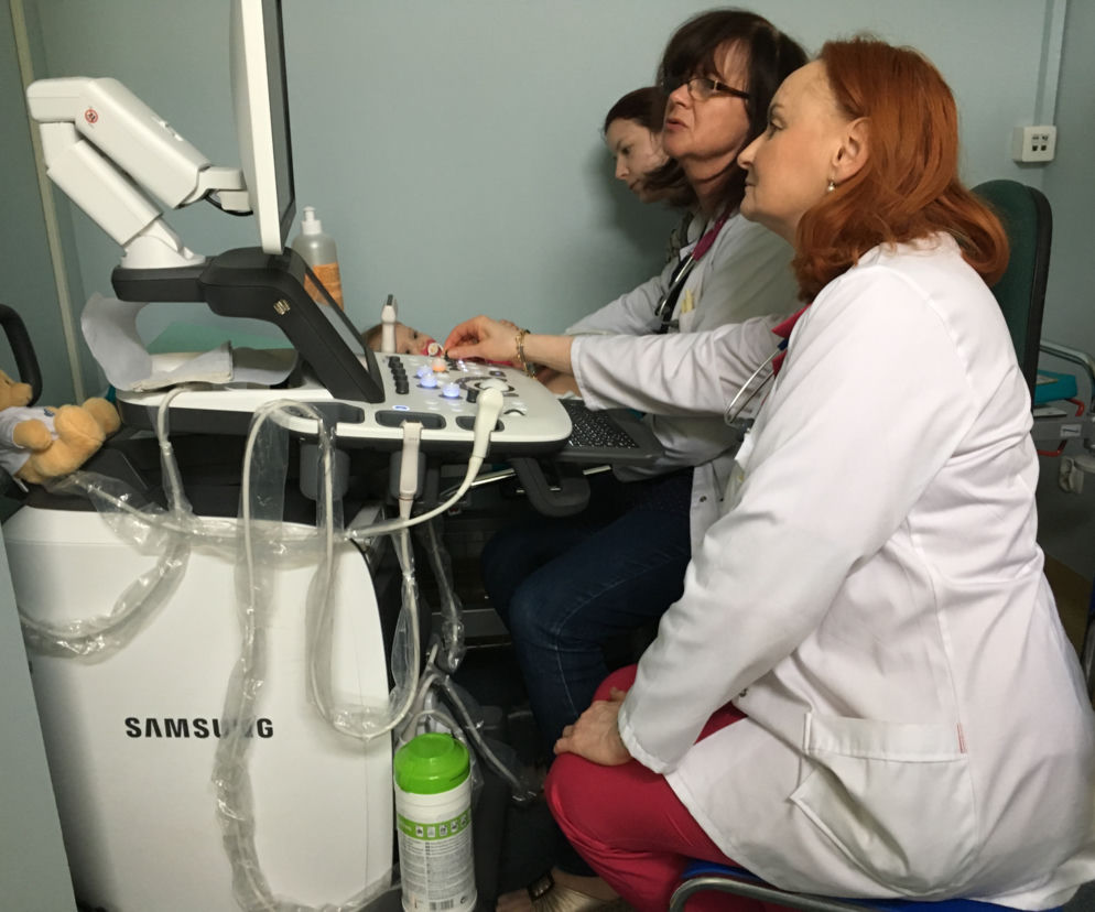 nowy aparat USG dla szpitala Żeromskiego