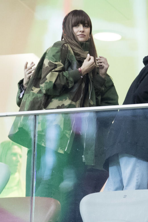 Anna Lewandowska na meczach