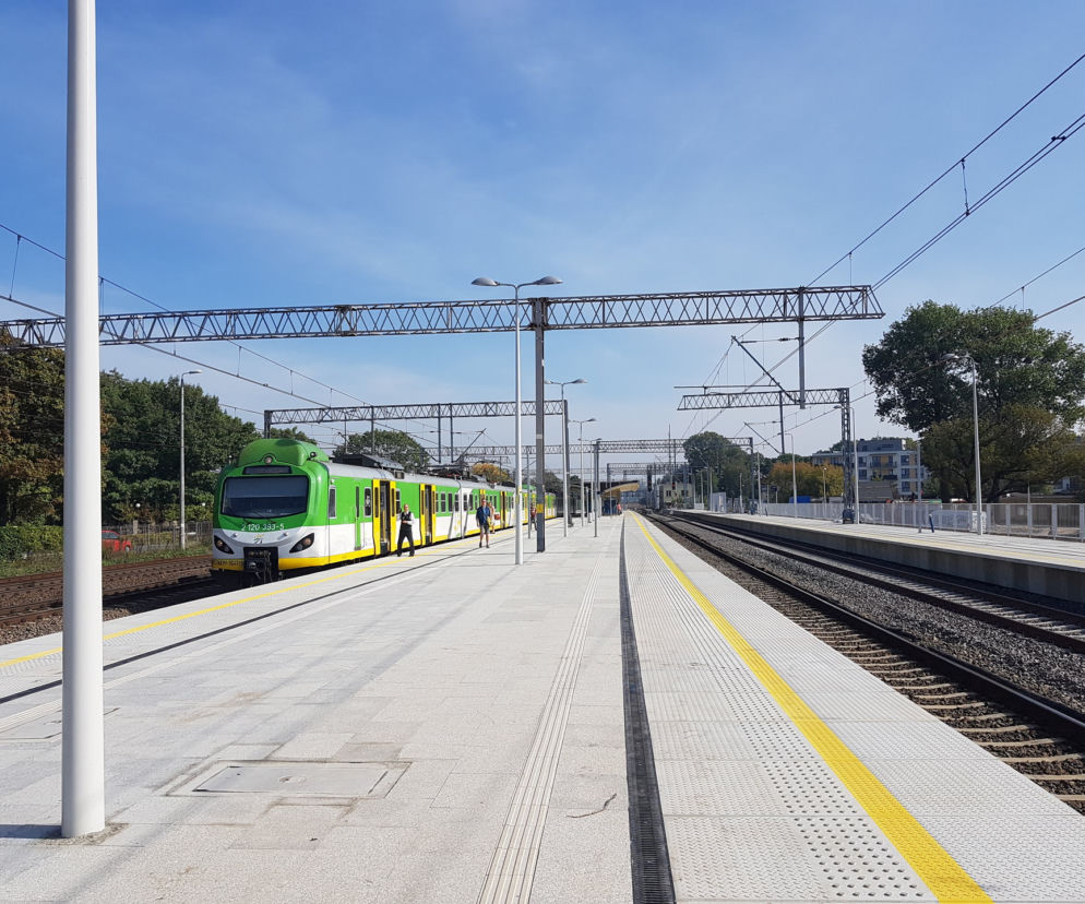 Wyremontowano nie tylko tory, ale też stacje kolejowe