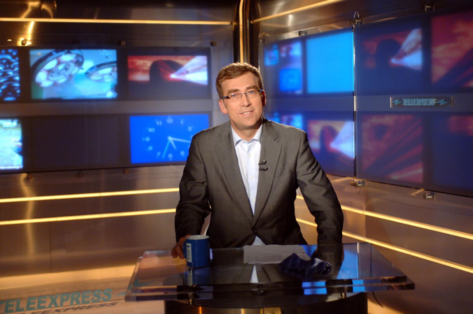Maciej Orłoś świętuje 40-ste urodziny  "Teleexpressu"