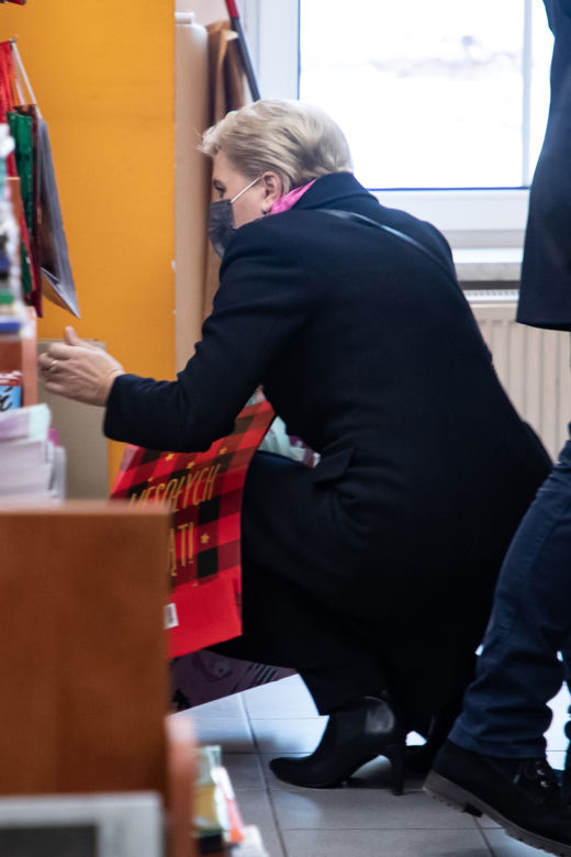 Andrzej Duda na przedświątecznych zakupach