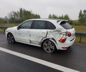 Kolizja na A4 koło Tarnowa