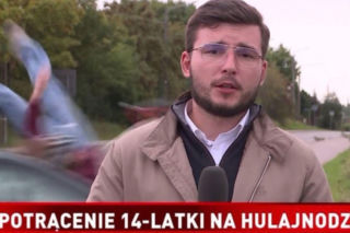 Kierujący audi potrącił nastolatkę
