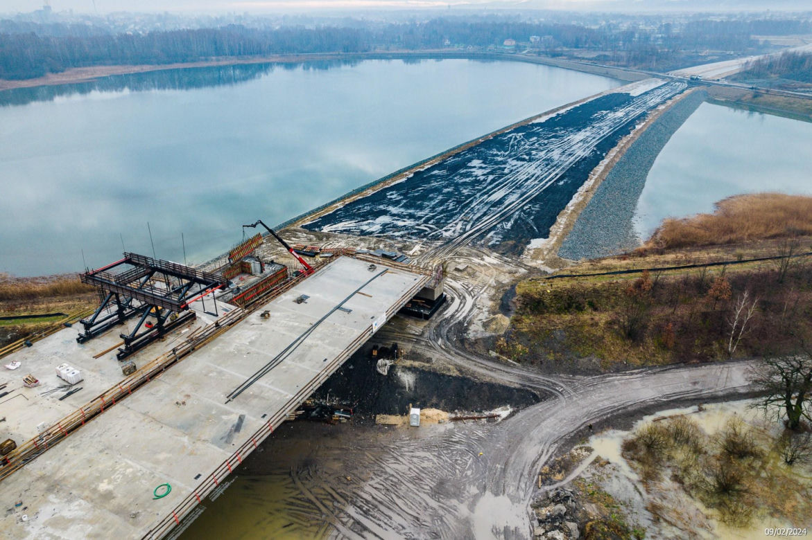Budowa S1 Oświęcim - Dankowice LUTY 2024
