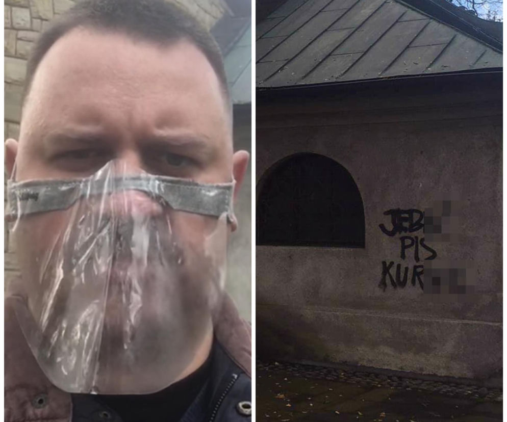 Nowy Sącz: Wulgarny napis na zabytkowej kaplicy. Furia radnego: Niesłychany SKANDAL