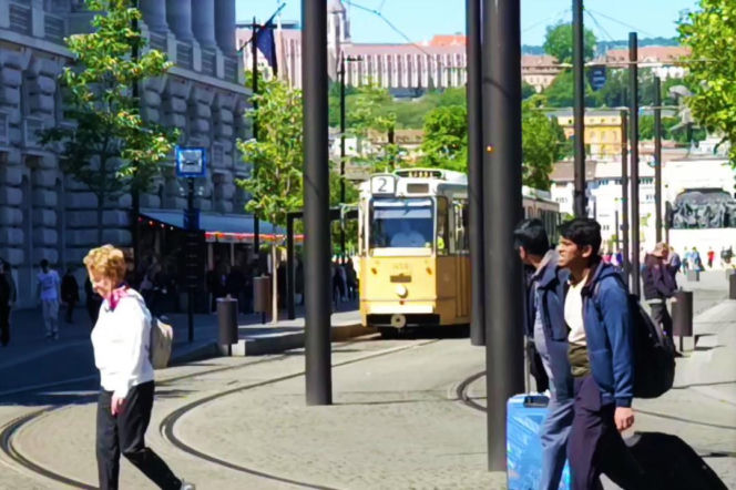 Budapeszt z okien tramwaju
