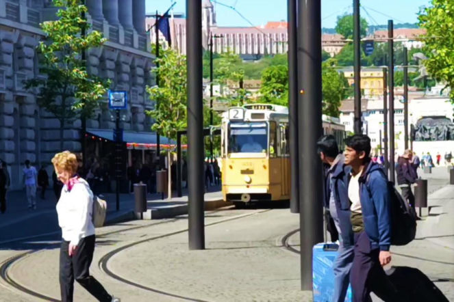 Budapeszt z okien tramwaju
