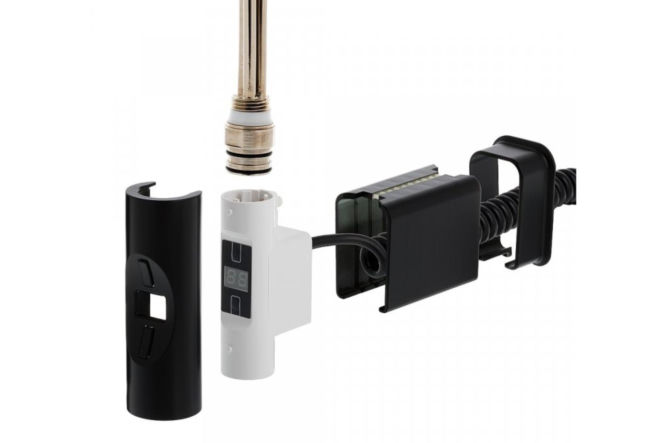 Elektryczna grzałka do grzejników łazienkowych z termostatem