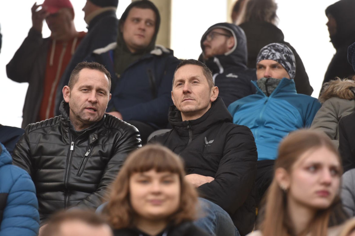 KS Apator Toruń - NowyHotel Falubaz Zielona Góra, zdjęcia kibiców z meczu sparingowego na Motoarenie