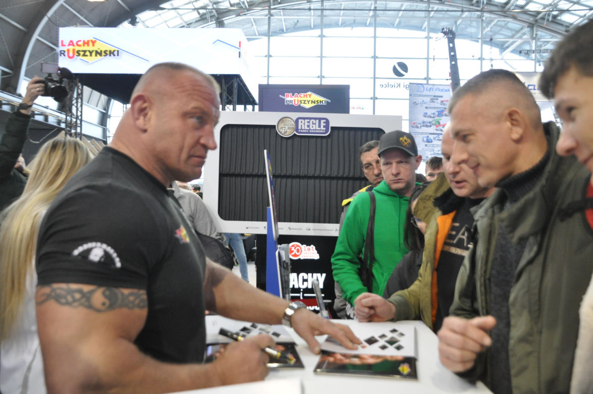 Targi Dach Forum w Kielcach z Mariuszem Pudzianowskim