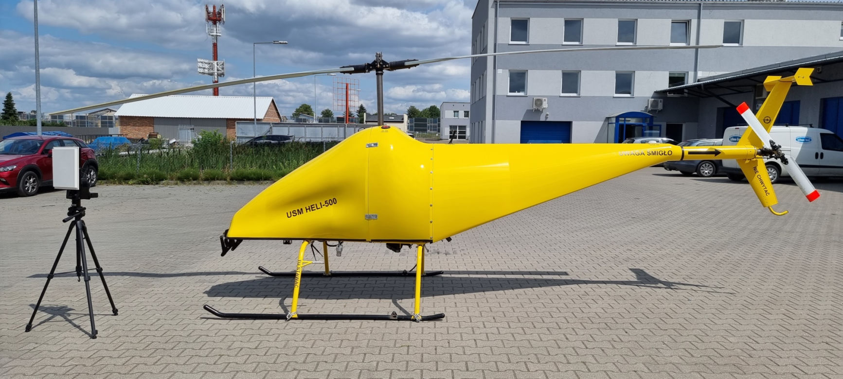 Jedyny taki dron w Europie. Do zadań specjalnych i transportu organów