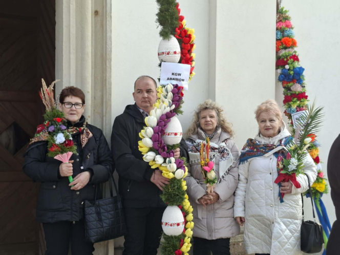 Niedziela Palmowa 2026 w gminie Brody. Barwna procesja i rekordowe palmy w Krynkach