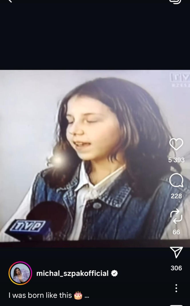 Tak Michał Szpak wyglądał jako trzynastolatek. Piosenkarz już wtedy miał zadatki na wielką gwiazdę